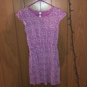 pink & purple dress